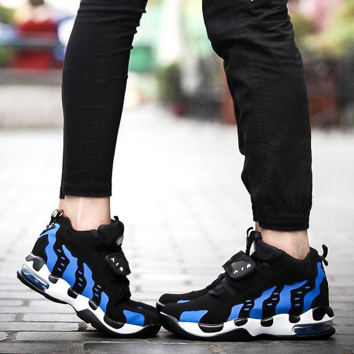 Increased male shoes cushion cow running shoes sports shoesfour classic trend of Korean men - Trendha
