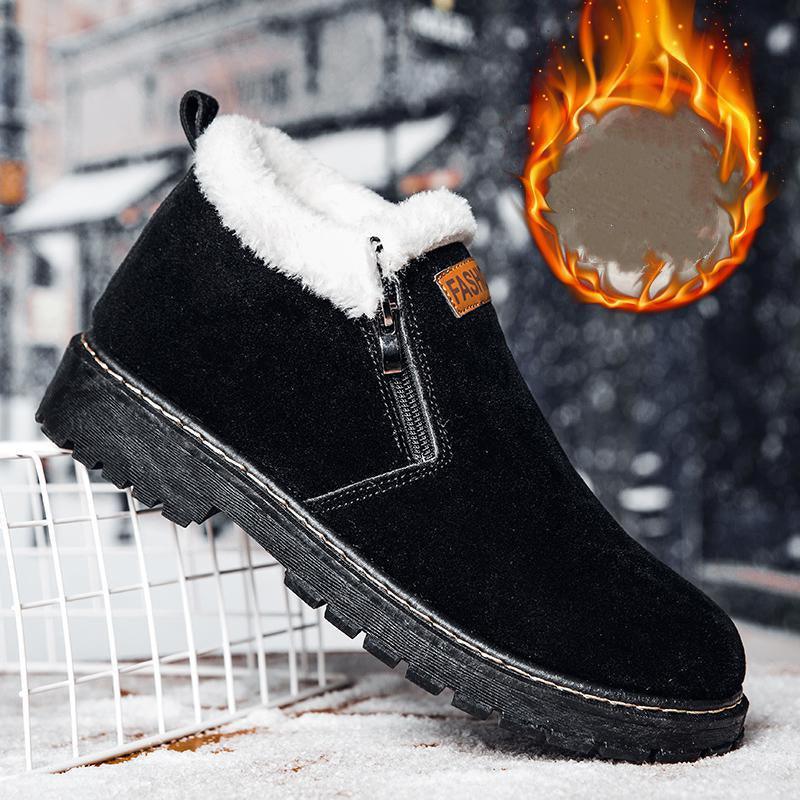 Winter Cotton Shoes Warm High-top Cotton Shoes Cotton Boots Snow Boots Plus Velvet - Trendha
