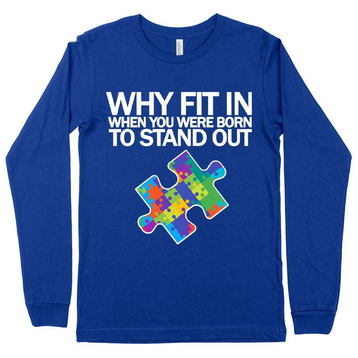 Autism Puzzle Long Sleeve T-Shirt - Autism T-Shirt Ideas - Autism Awareness T-Shirt - Trendha