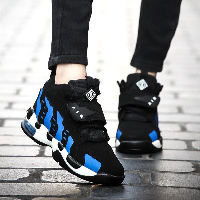 Increased male shoes cushion cow running shoes sports shoesfour classic trend of Korean men - Trendha
