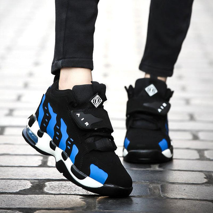 Increased male shoes cushion cow running shoes sports shoesfour classic trend of Korean men - Trendha