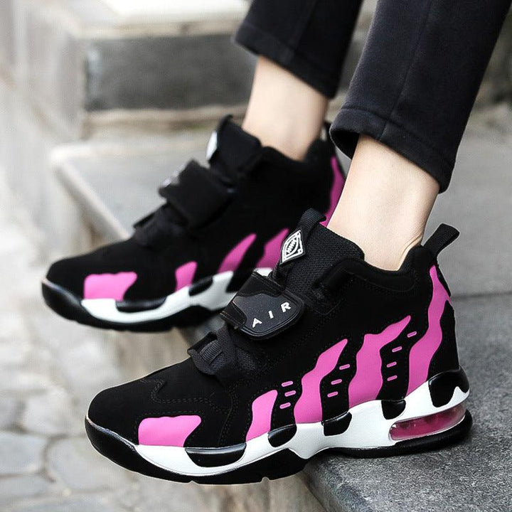 Increased male shoes cushion cow running shoes sports shoesfour classic trend of Korean men - Trendha
