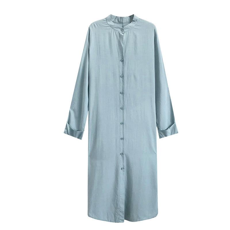 Mid-length shirt skirt - Trendha