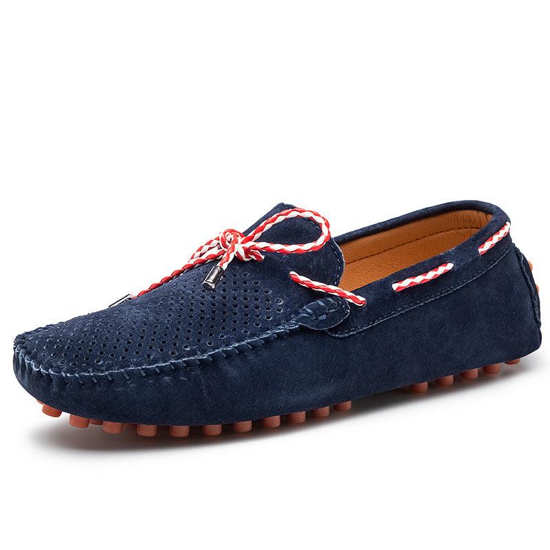 Men's Fashion Casual Bowknot Ribbon Personality Peas Shoes - Trendha