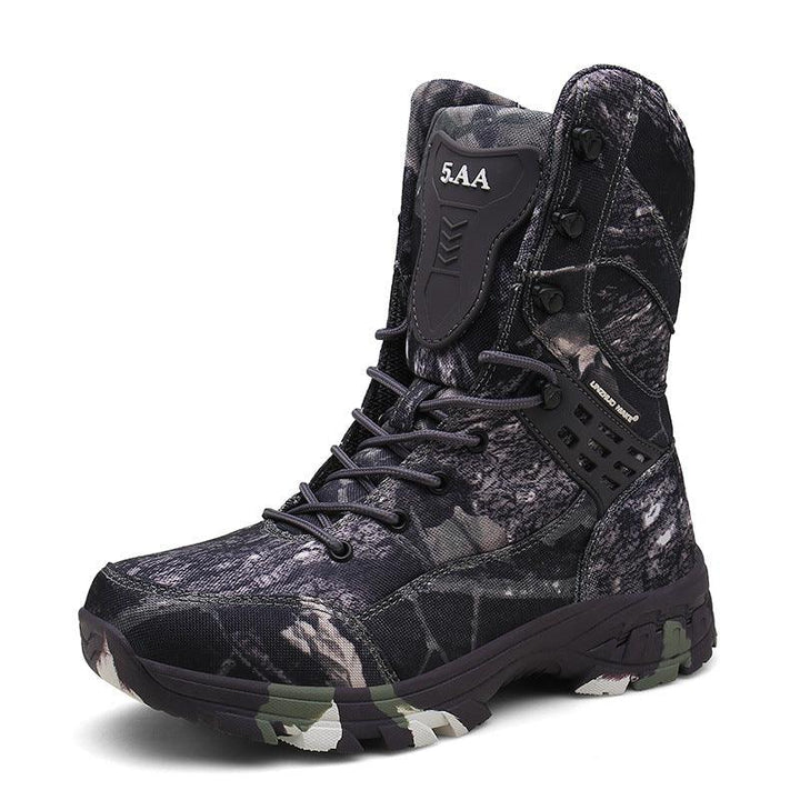 Botas De Trabajo Para Hombre Militares Resistentes Al Desgaste Impermeable Duras - Trendha