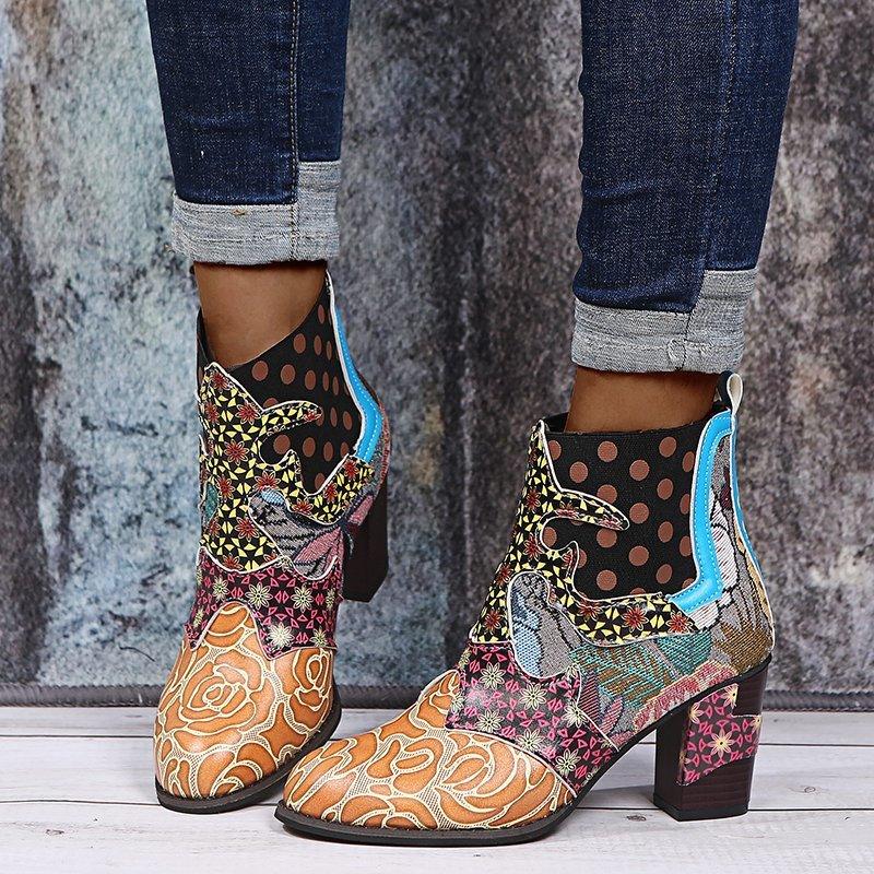 Bohemian Women's Martin Boots National Style - Trendha