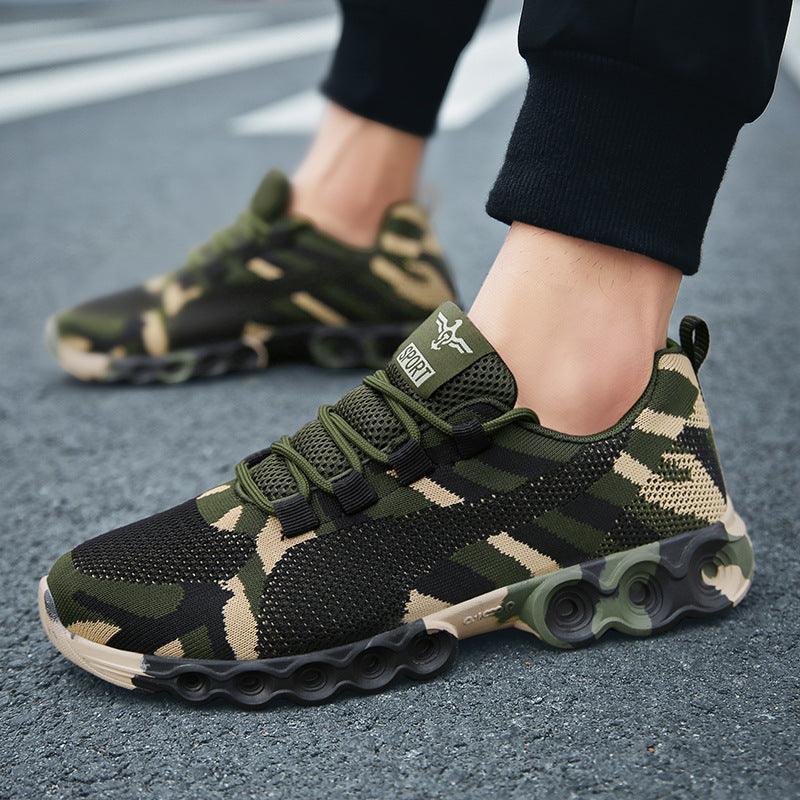 Camouflage ultralight running shoes - Trendha