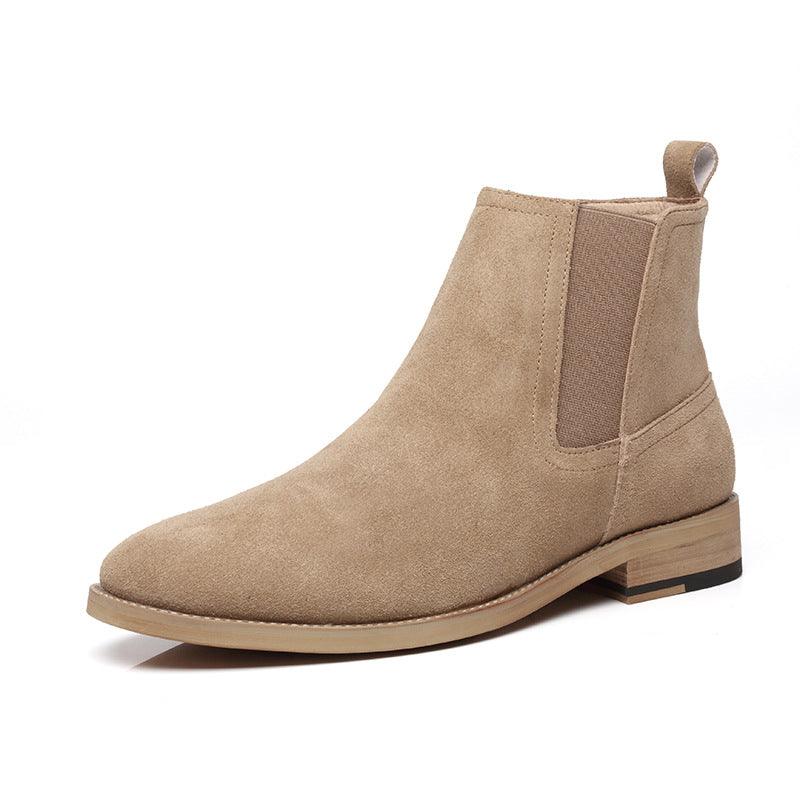 Men's leather Martin boots men's British casual boots - Trendha