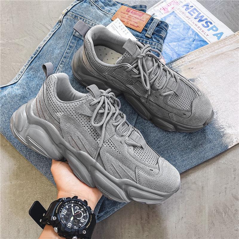 Breathable All-match Old Shoes Deep Mouth Mesh Increased - Trendha