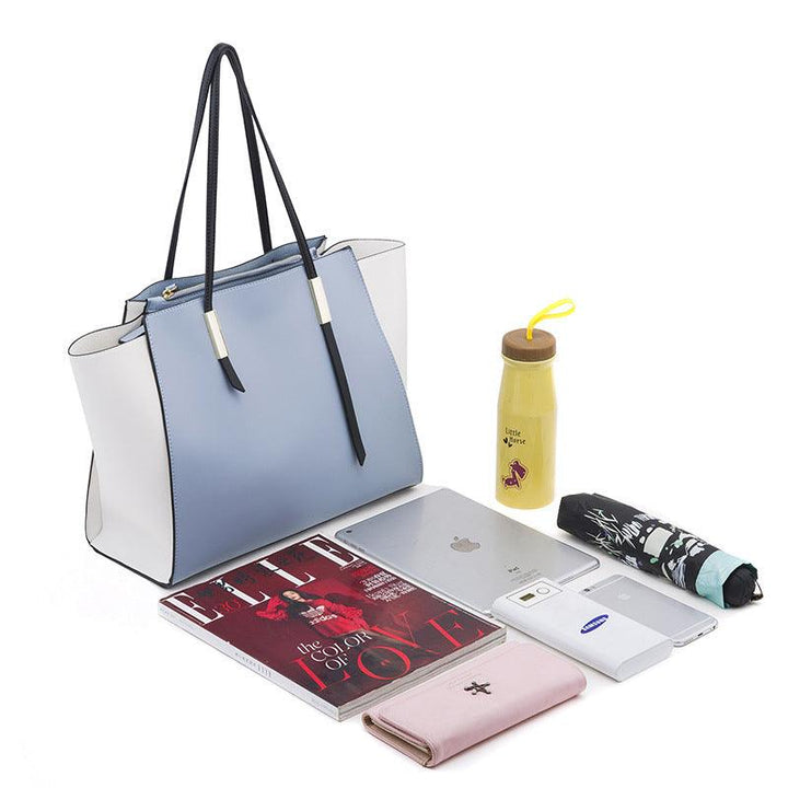 Women's solid color four-piece bag - Trendha