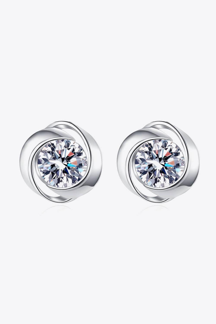 Feeling Fun Moissanite Stud Earrings - Trendha