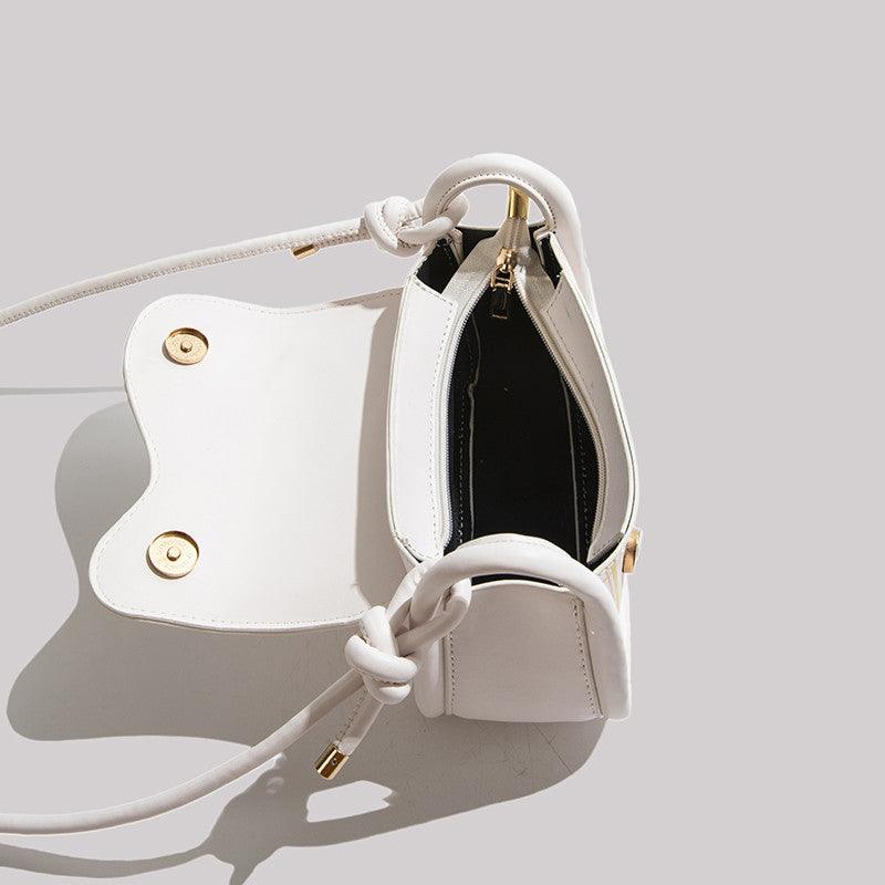 Fashion Personality White Ladies Satchel Bag - Trendha