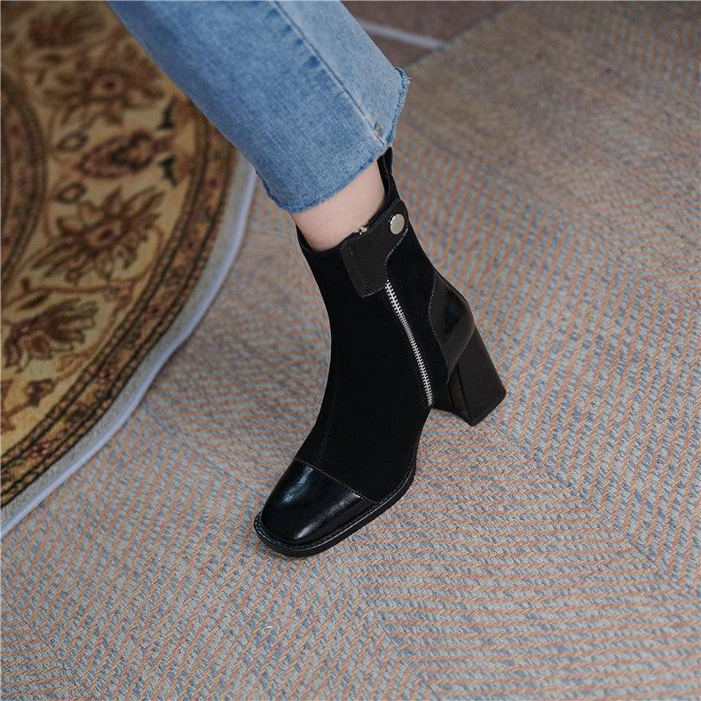 Fashion High Heel Martin Boots Fashion - Trendha