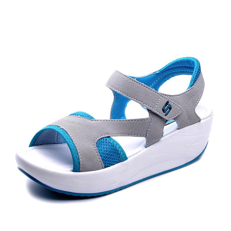 Fish mouth breathable sandals - Trendha