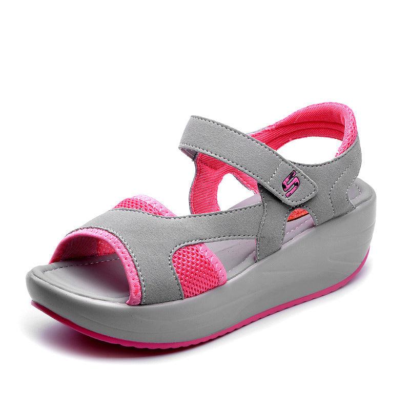 Fish mouth breathable sandals - Trendha