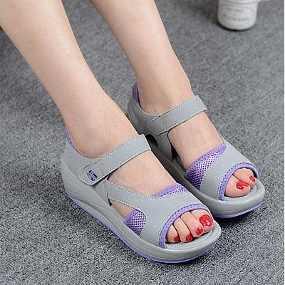 Fish mouth breathable sandals - Trendha