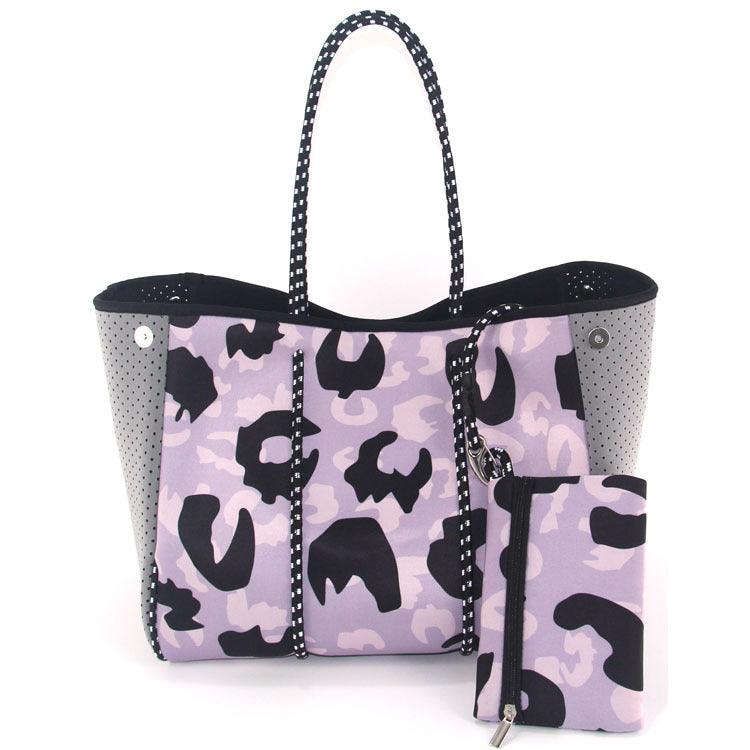 European And American Fashion Beach Bag Fashion Large-capacity Shoulder Bag Neoprene - Trendha