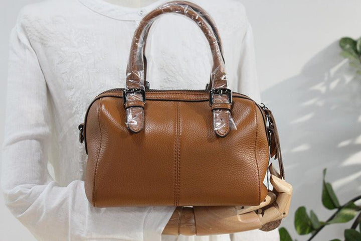 Leather retro art shoulder bag - Trendha