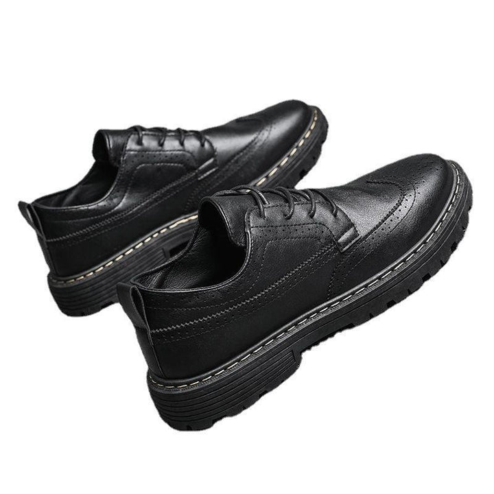Men's Business Tooling Small Leather Shoes British Bullock Casual - Trendha