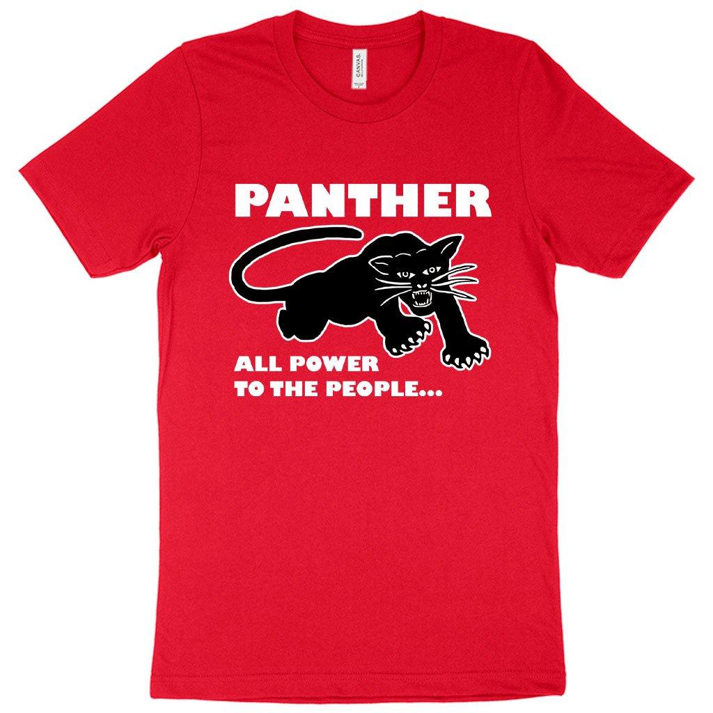 All Power to the People T-Shirt - Black Panther Men's T-Shirt - Panther Graphic Tee Shirt - Trendha