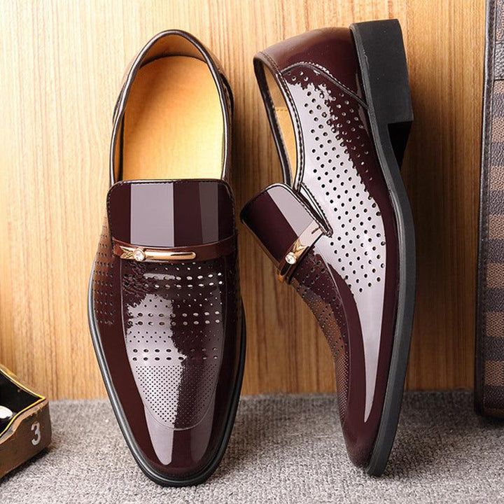Men's Business Breathable Casual Leather Sandals - Trendha