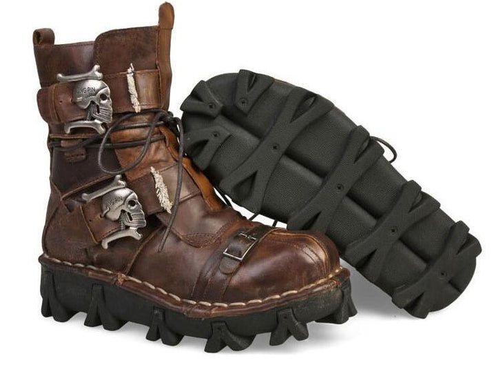 Men's Cowhide Genuine Leather Work Boots - Trendha