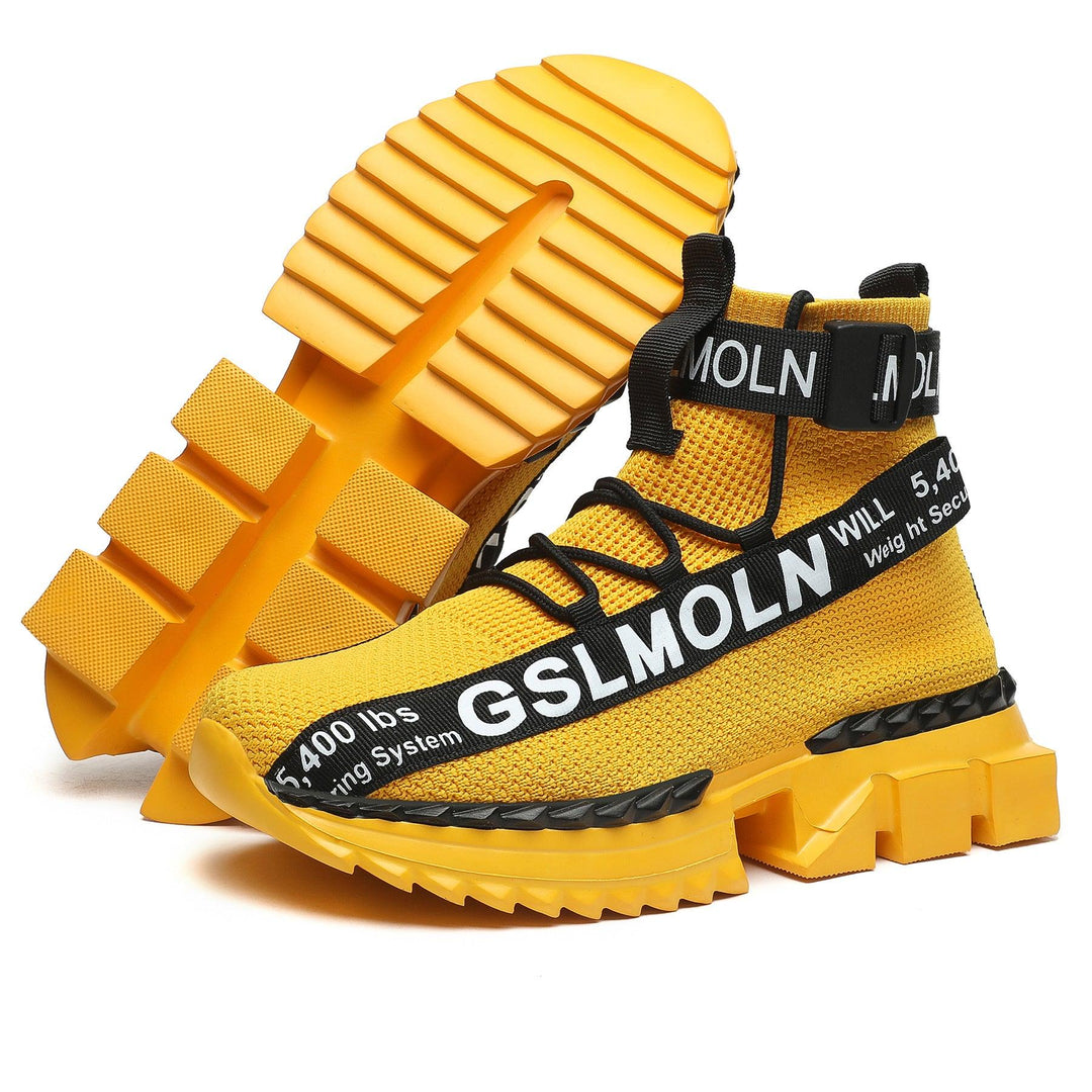 High Top Breathable Casual Sports Running Shoes - Trendha