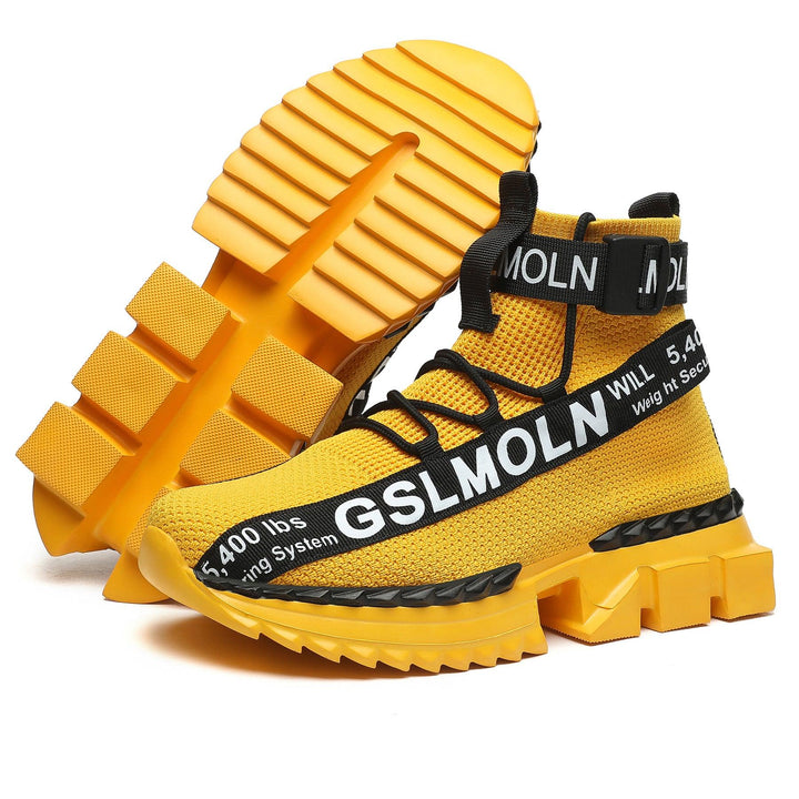 High Top Breathable Casual Sports Running Shoes - Trendha