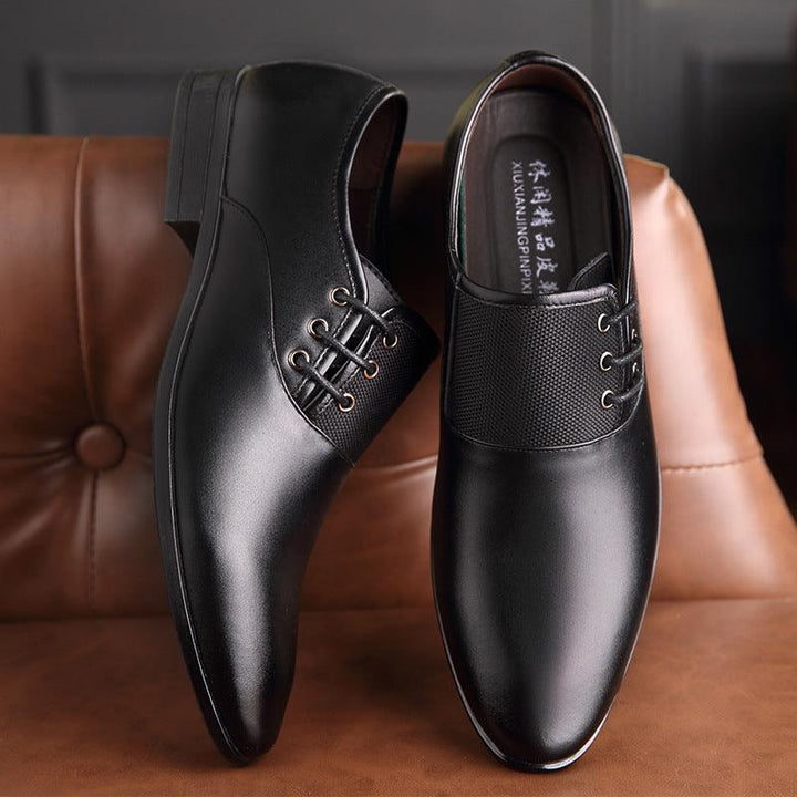 46 Leather Business 45 Formal Pointed Shoes - Professional Elegance for Men - Trendha