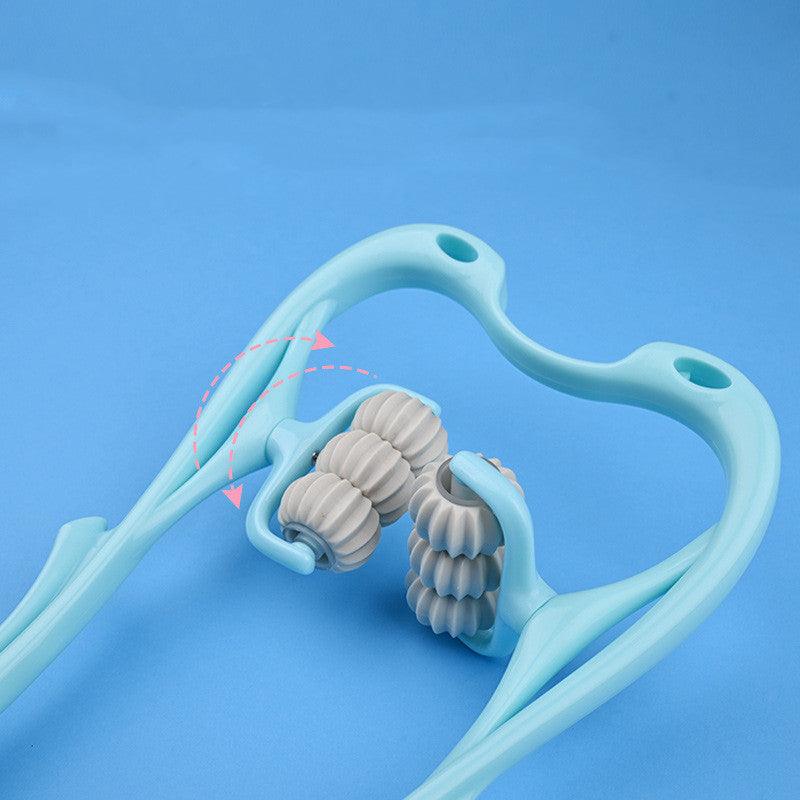 Multifunctional Manual Six-wheel Neck Massager Massage Relieve Roller Massage Tool - Trendha