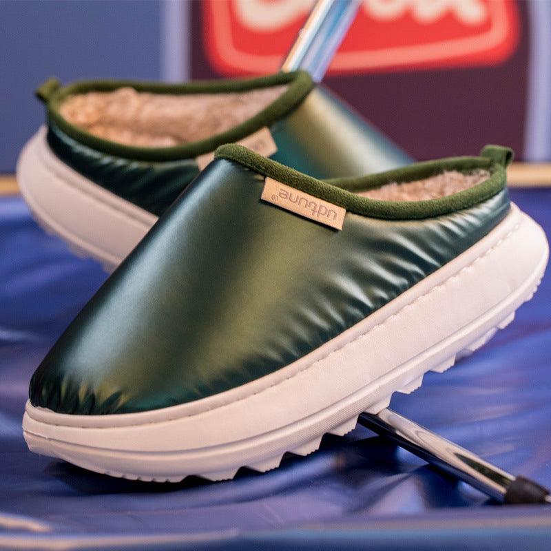 Down warm cotton slippers in autumn and winter - Trendha