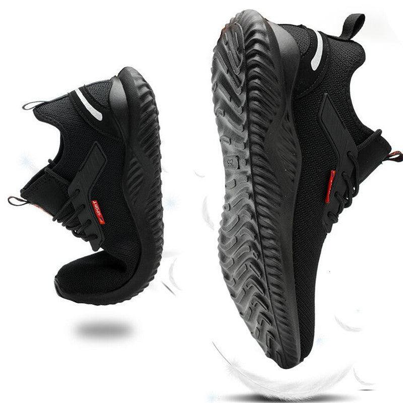 Men's Safety Protection Anti Smashing And Anti Puncture Work Shoes - Trendha