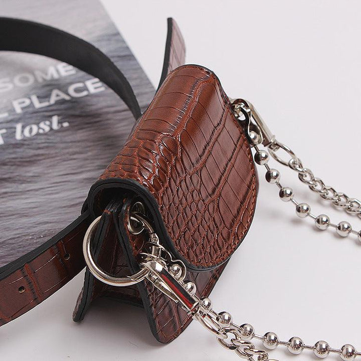 Chain Crossbody Bag Pattern Bead - Trendha