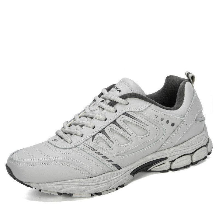 Leather Men's Sports Shoes Men's Hiking Running - Trendha