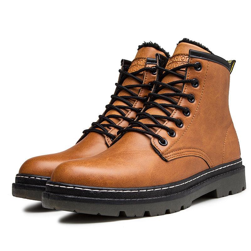 Martin boots men's leather boots cowboy casual shoes