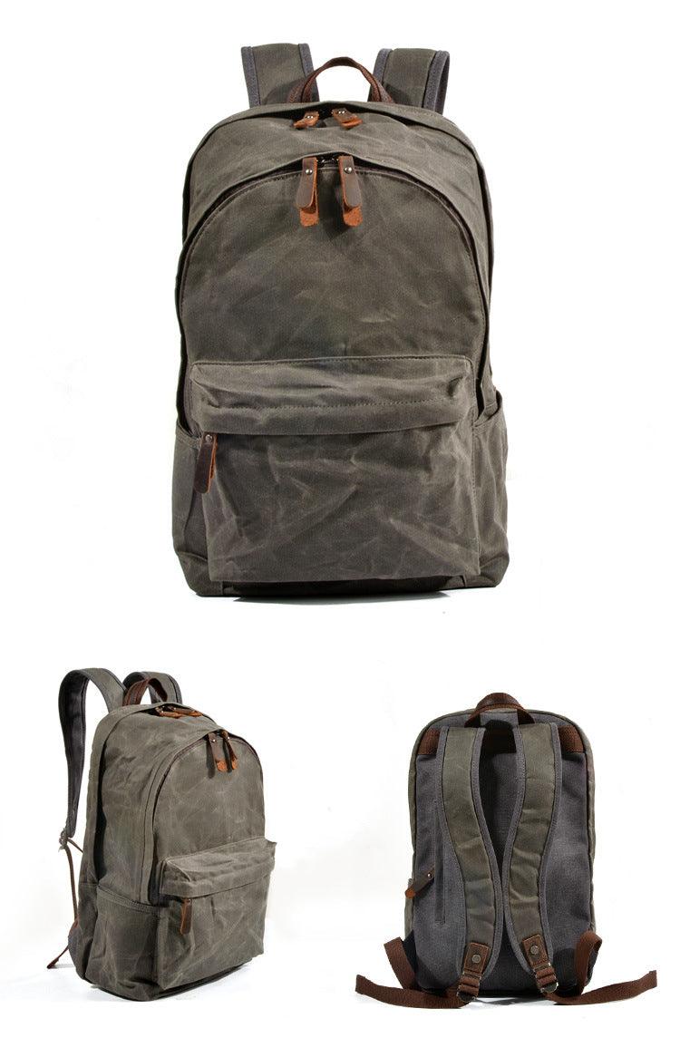 Women's oil wax canvas bag - Trendha