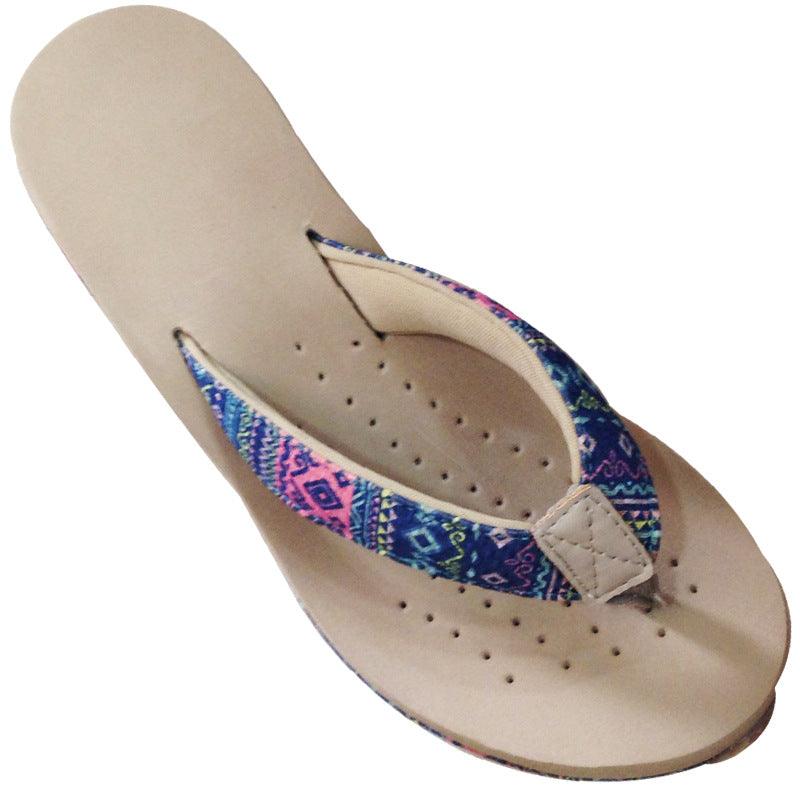 Good for Folk Style Slippers Ms. slope with flip flops female muffin thick bottom slippers factory direct sales - Trendha