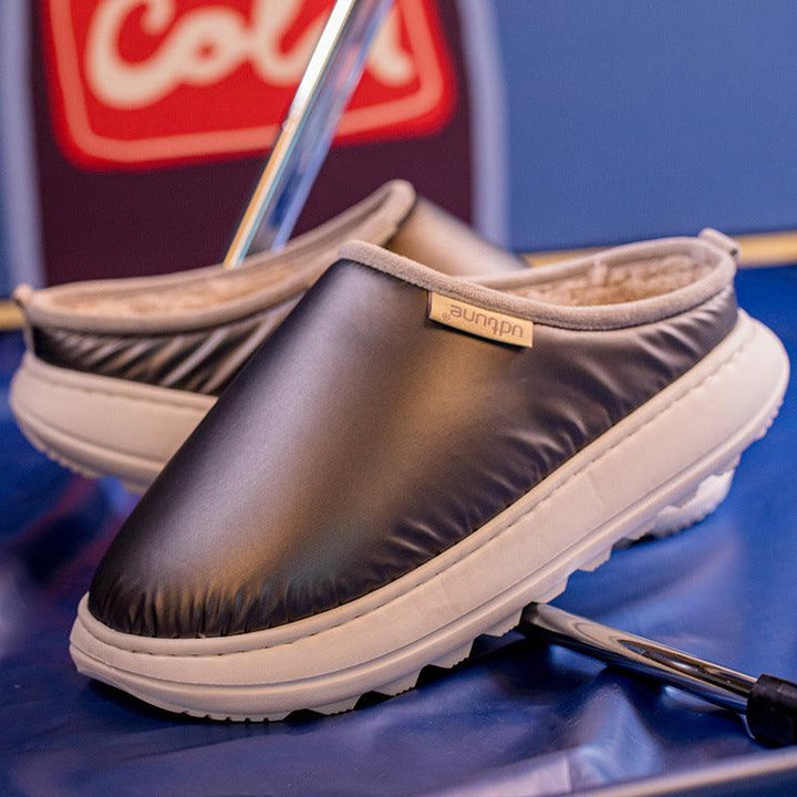 Down warm cotton slippers in autumn and winter - Trendha