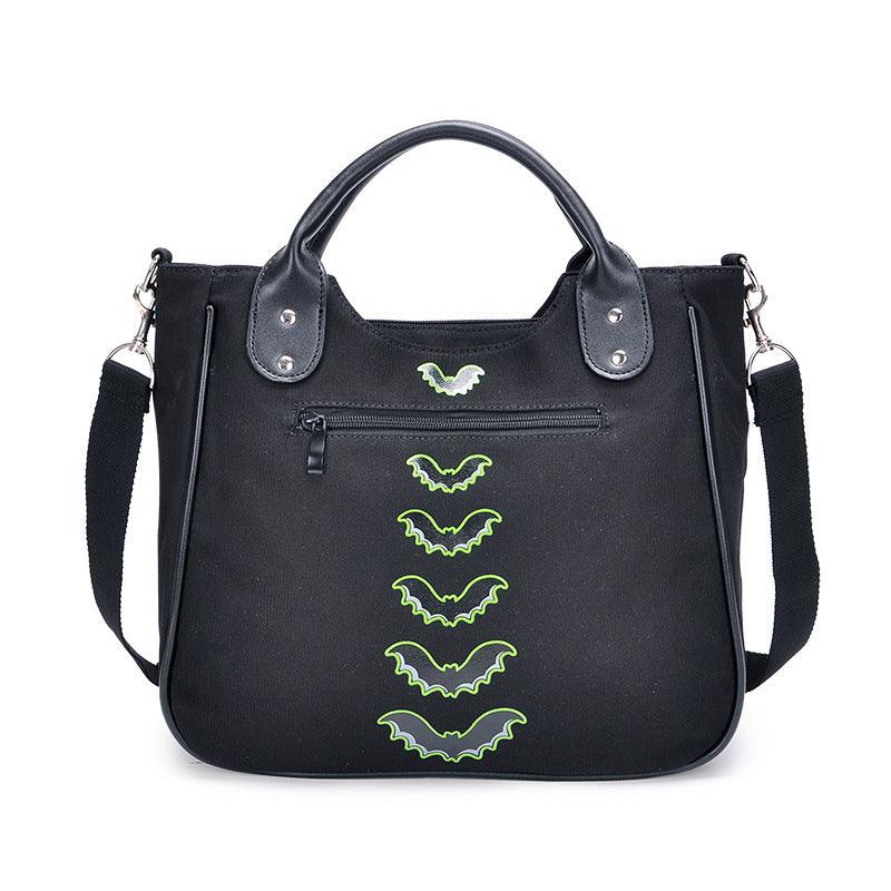 Halloween skull print handbag - Trendha