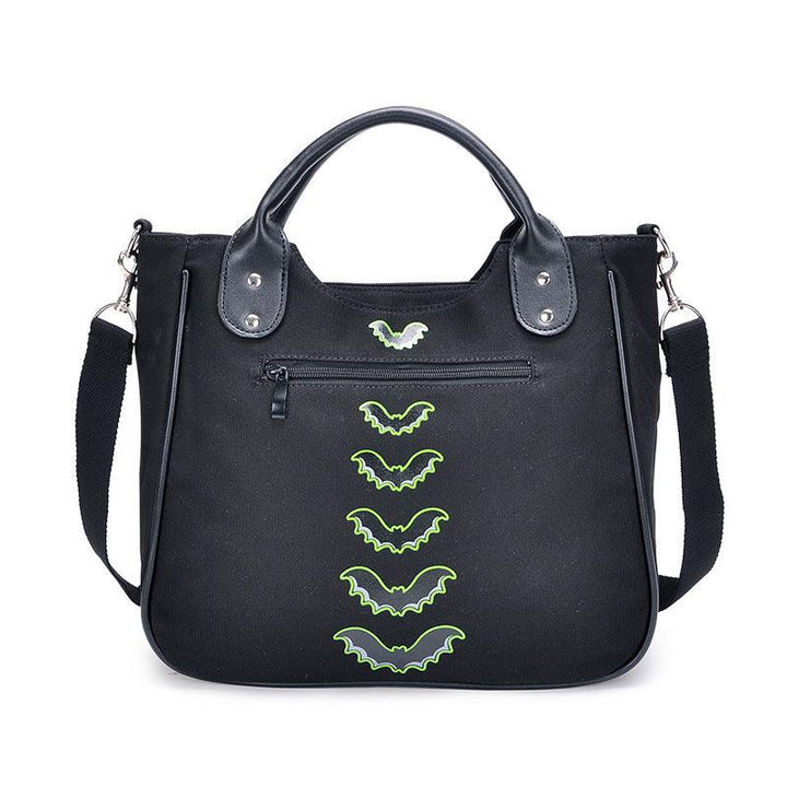 Halloween skull print handbag - Trendha