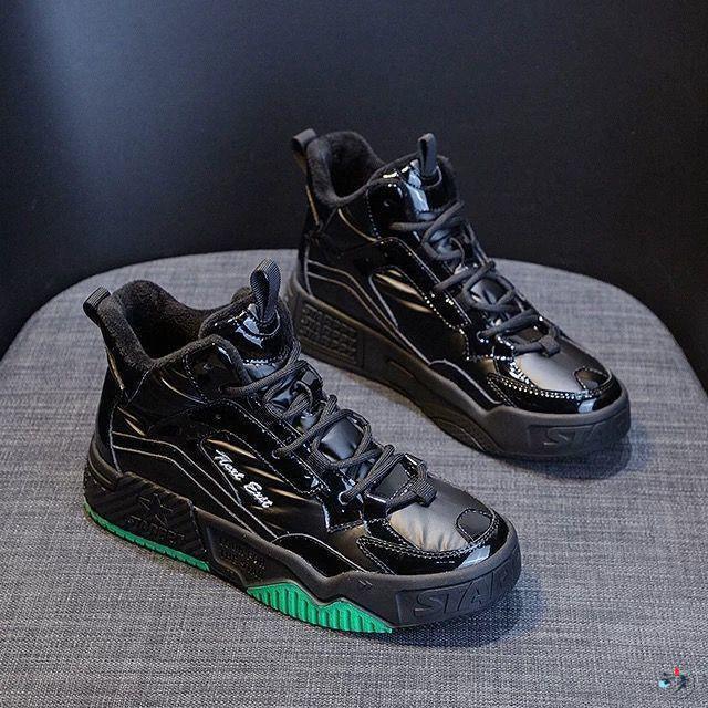 All-match Thick-soled Sneakers Explosive Style Shoes Leather Casual Women's Shoes - Trendha