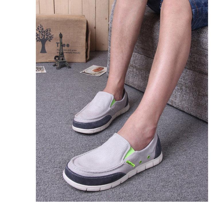 Large Size Canvas Shoes Casual Breathable Pedal Fall