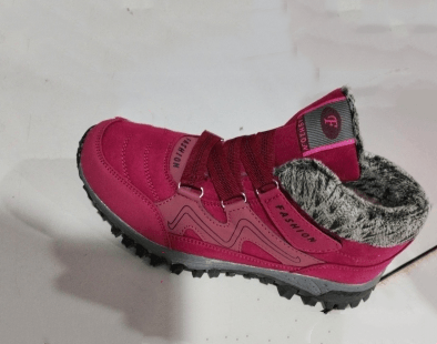 Cotton Shoes Winter Plus Velvet Thickening Outdoor Large Size Sports Running Shoes - Trendha