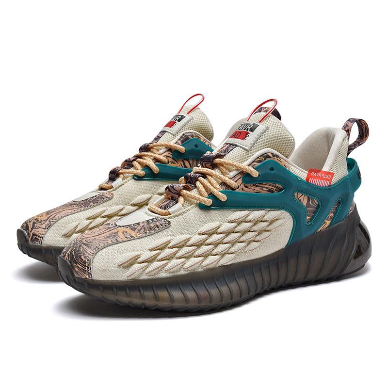 New Style Men's Shoes Fish Scale Net Coconut Shoes - Trendha