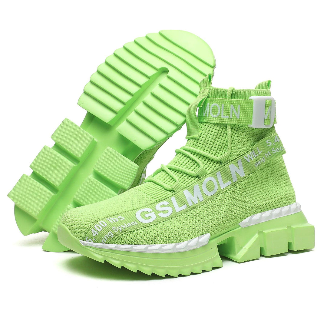 High Top Breathable Casual Sports Running Shoes - Trendha