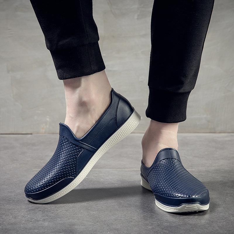 Fashion Casual Men's Non-slip Low-top Rain Boots - Trendha