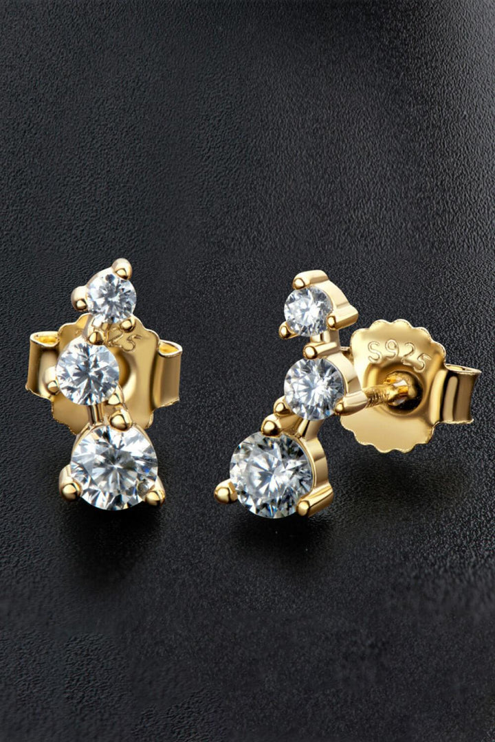 Your Way Moissanite Stud Earrings - Trendha