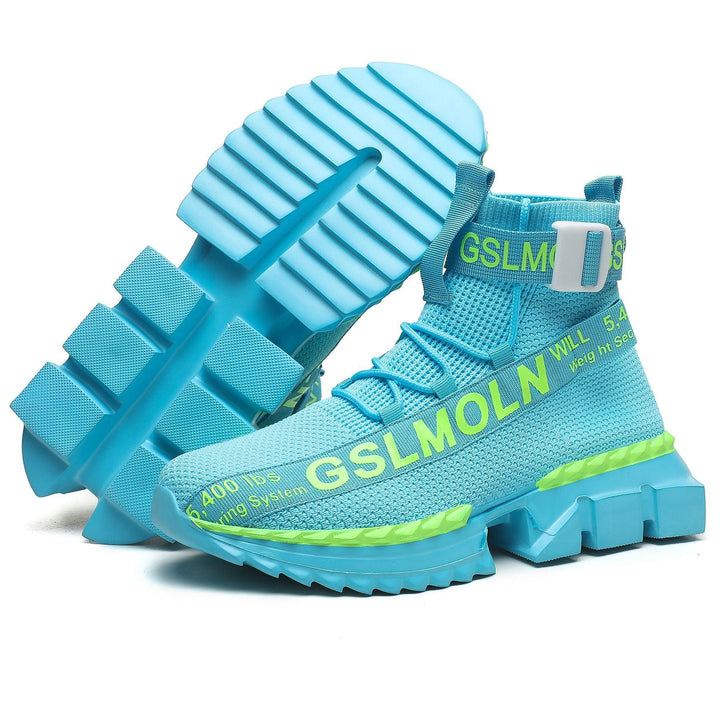 High Top Breathable Casual Sports Running Shoes - Trendha