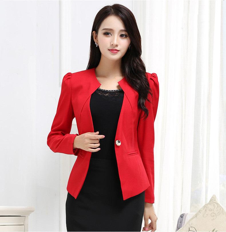 Spring And Autumn Elegant Slim Short Slim Suit Jacket - Trendha