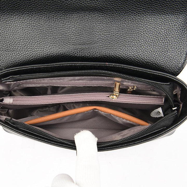 Button Fashion Lady's Diagonal Shoulder Bag - Trendha